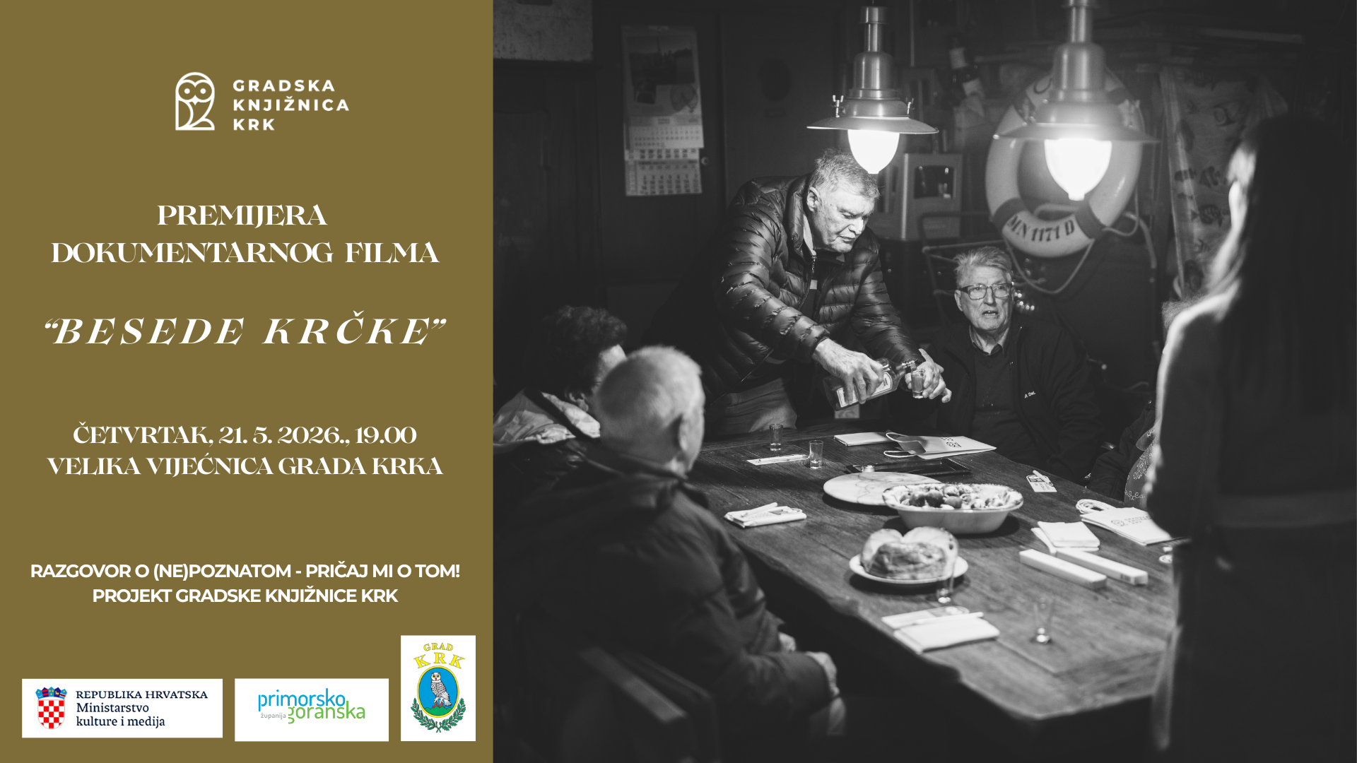 Promocija dokumentarnog filma BESEDE KRČKE 